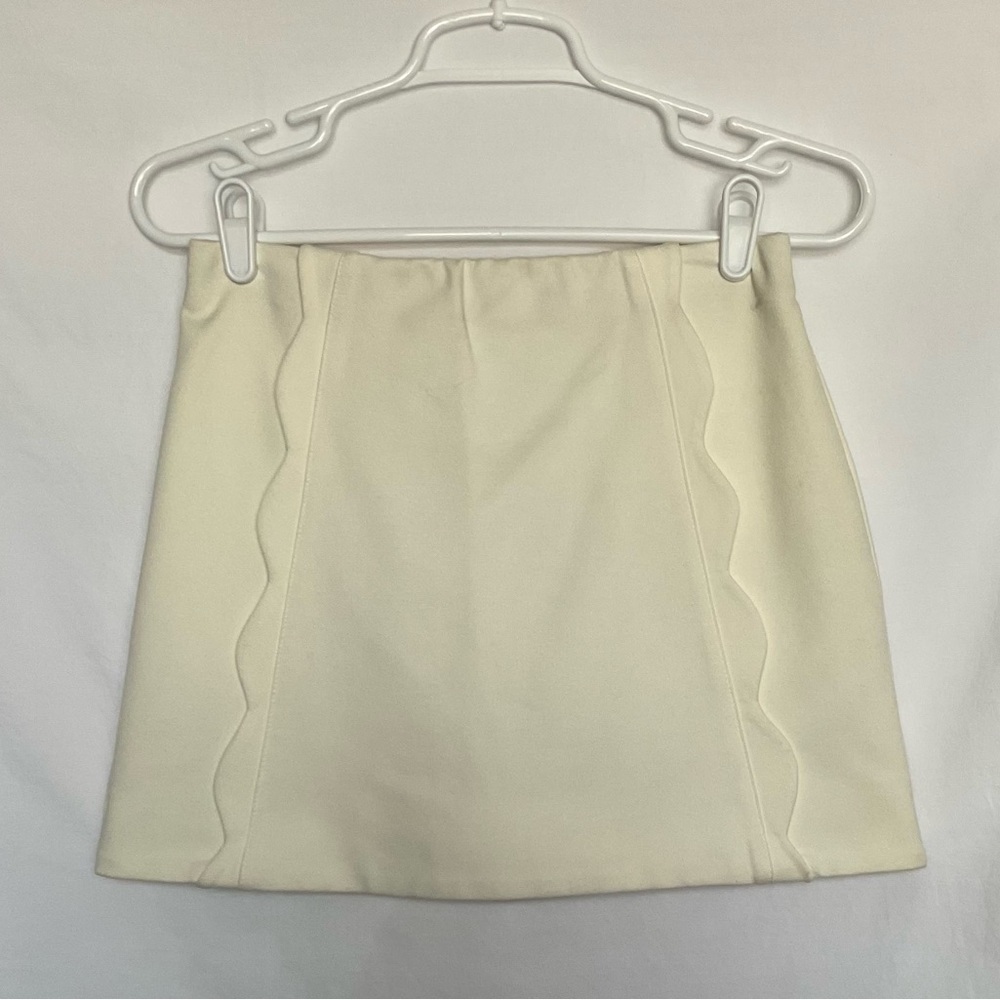 Topshop Cream A-Line Mini Skirt for Cocktail - Picture 1 of 6
